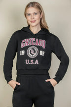 Graphic Drop Shoulder Pull Over Hoodie | Mixtshop LLC