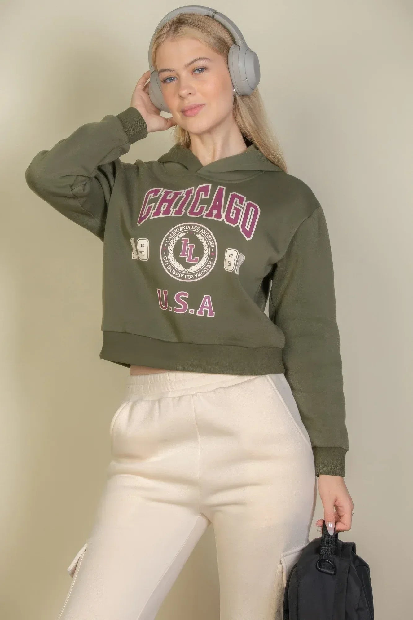 Graphic Drop Shoulder Pull Over Hoodie | Mixtshop LLC