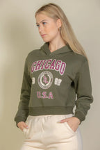 Graphic Drop Shoulder Pull Over Hoodie | Mixtshop LLC