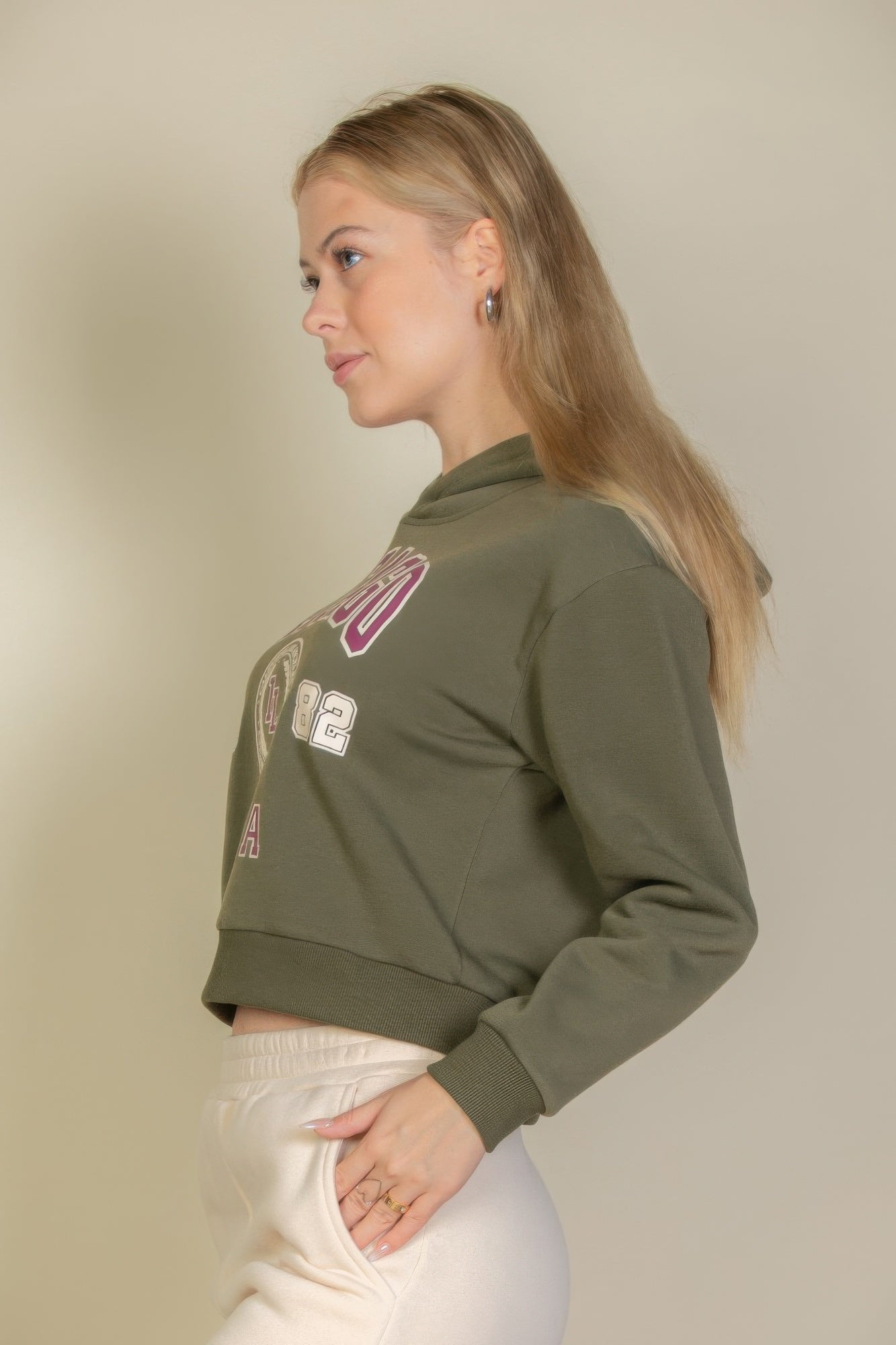Graphic Drop Shoulder Pull Over Hoodie | Mixtshop LLC