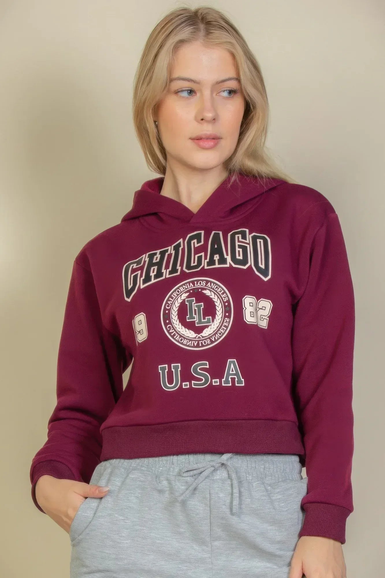 Graphic Drop Shoulder Pull Over Hoodie | Mixtshop LLC