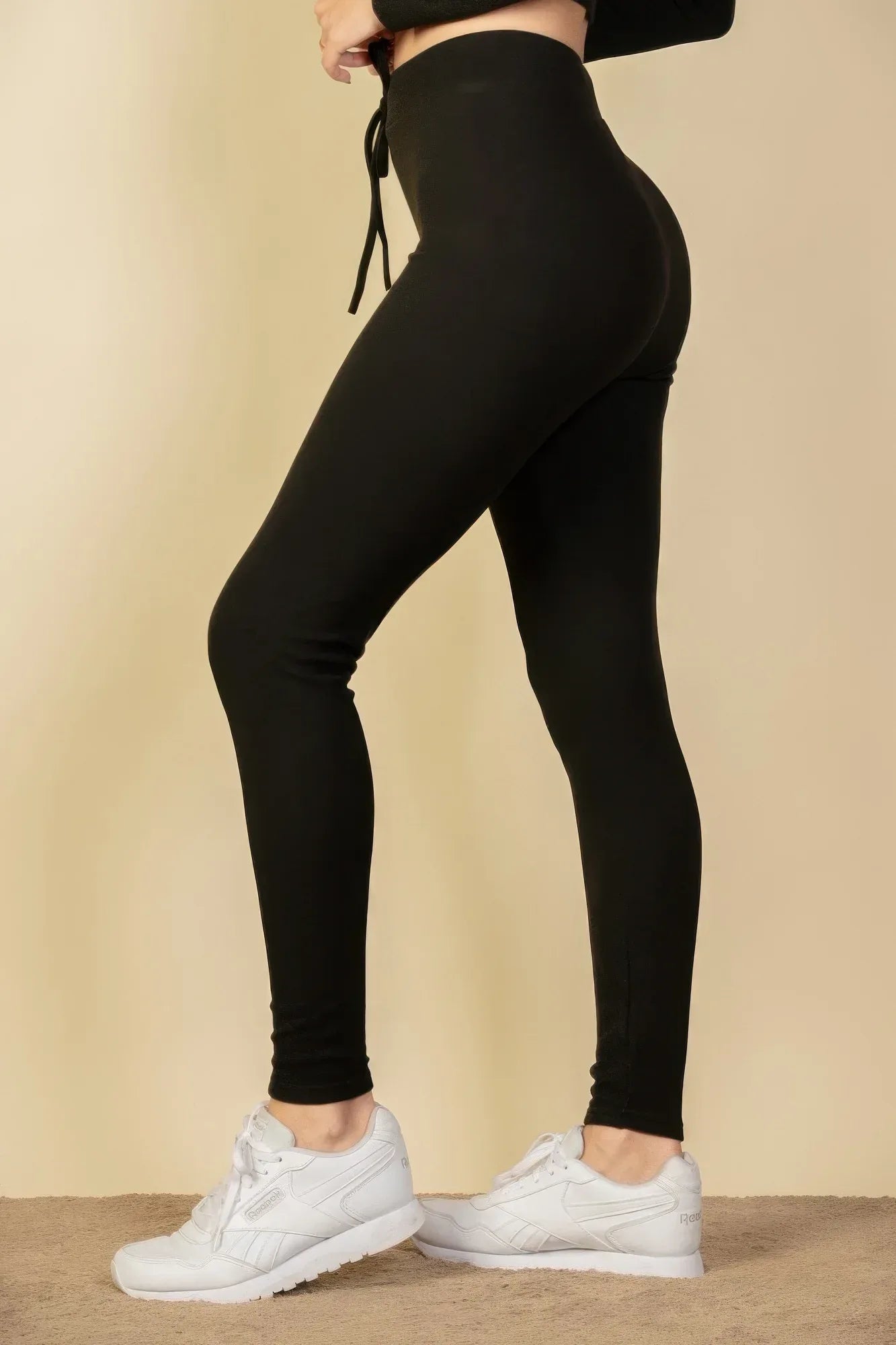 Tie-Front Ribbed Lounge Leggings | Mixtshop LLC