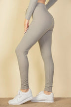 Tie-Front Ribbed Lounge Leggings | Mixtshop LLC