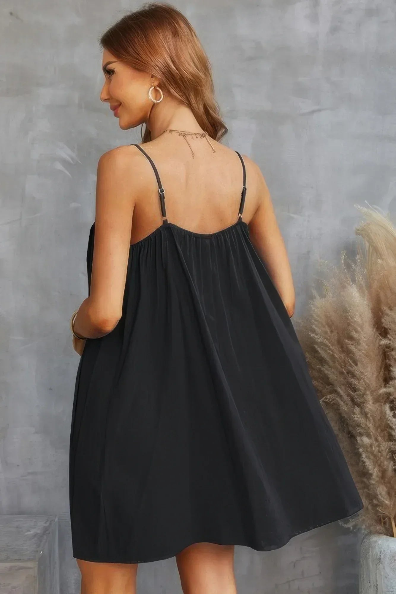 Sleeveless A Line Spaghetti Strap Dress | Mixtshop LLC
