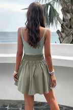Athletic Sleeveless Elastic Waistband Swing Dress | Mixtshop LLC