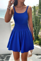 Athletic Sleeveless Elastic Waistband Swing Dress | Mixtshop LLC