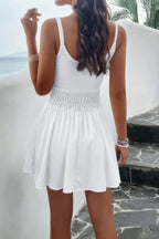 Athletic Sleeveless Elastic Waistband Swing Dress | Mixtshop LLC