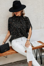 Leopard Print Open Back Knot Drop Shoulder Top | Mixtshop LLC
