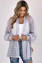 Front Open Dot Casual Light Top | Mixtshop LLC