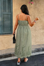 Plus Size Plaid Backless Hollow Out Strap Dress | Mixtshop LLC