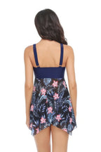 Print Cross Swimming Mesh High Waisted Bikini Set | Mixtshop LLC