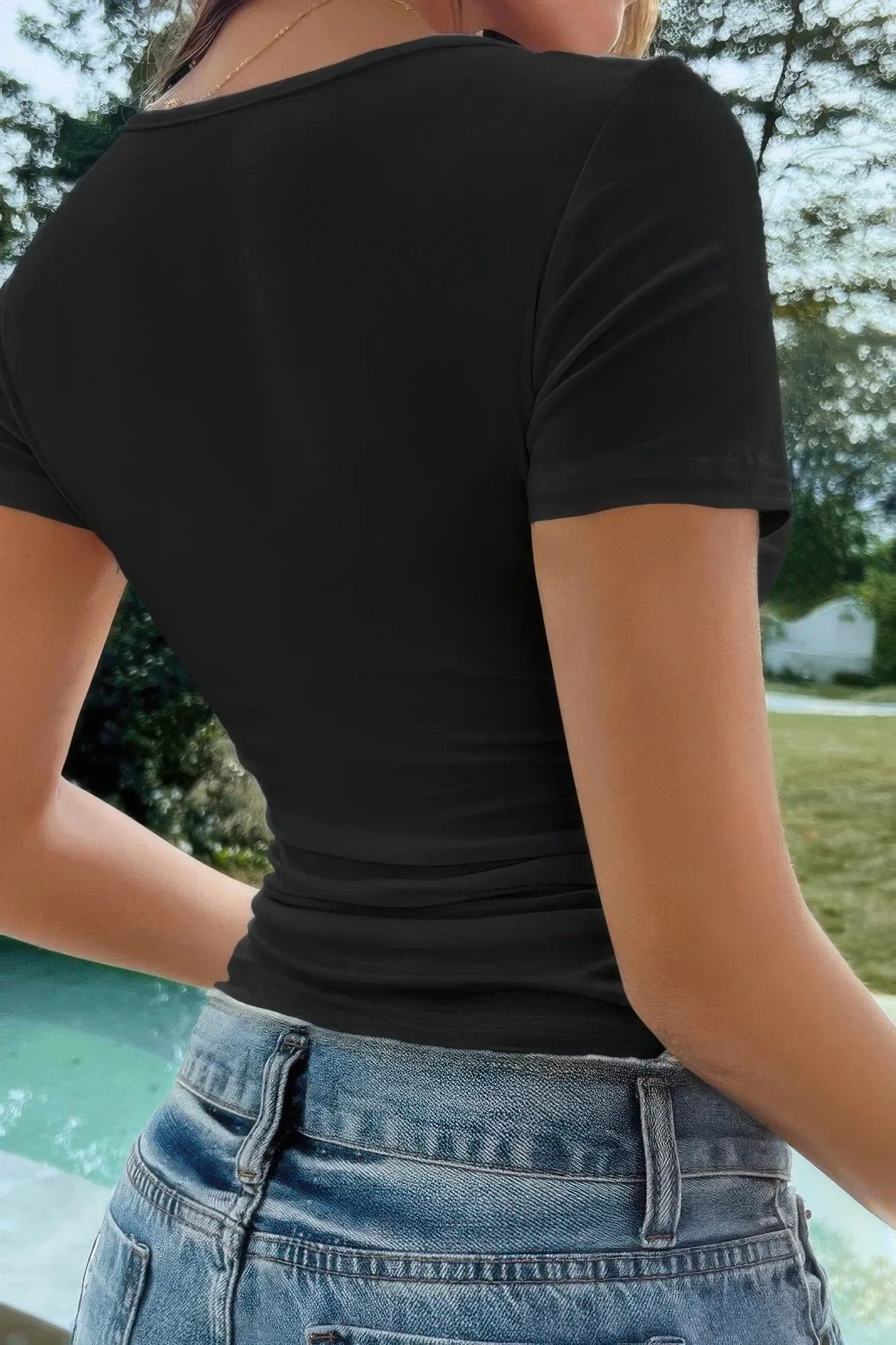 Elastic Leopard Star Short Sleeve Fit T Shirt | Mixtshop LLC