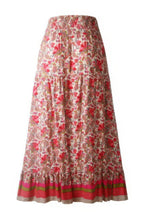 Floral Print Irregular Line A Line Fit Skirt | Mixtshop LLC