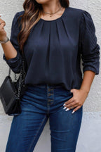 Floral Deep V Neck Batwing Sleeve Fit Dress | Mixtshop LLC