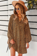 V Neck Polka Dot Tunic Dress | Mixtshop LLC
