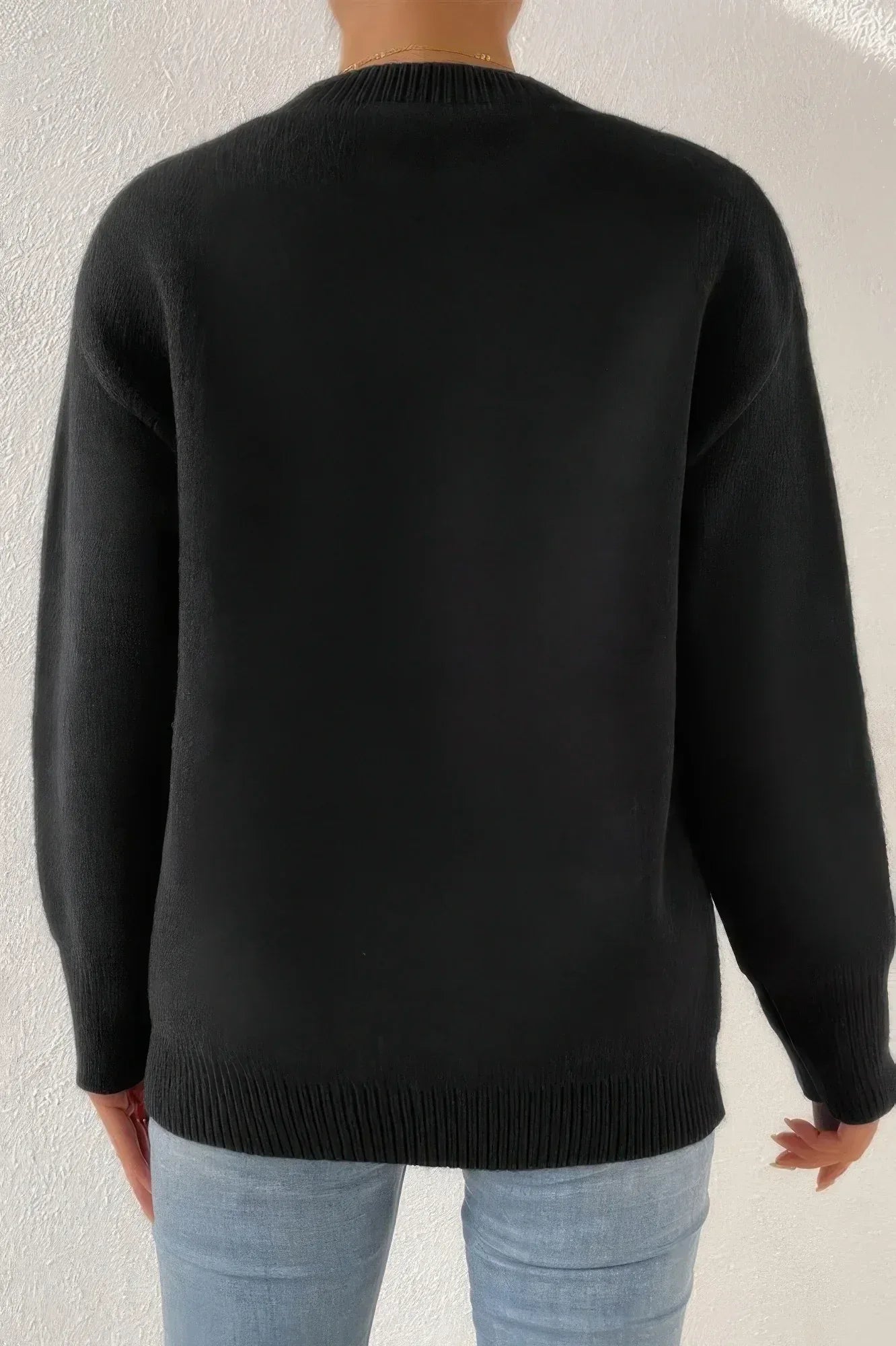 Star Print Knit Lose Fit Sweater | Mixtshop LLC