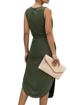 V Neck Sleeveless Tank Dress | Mixtshop LLC