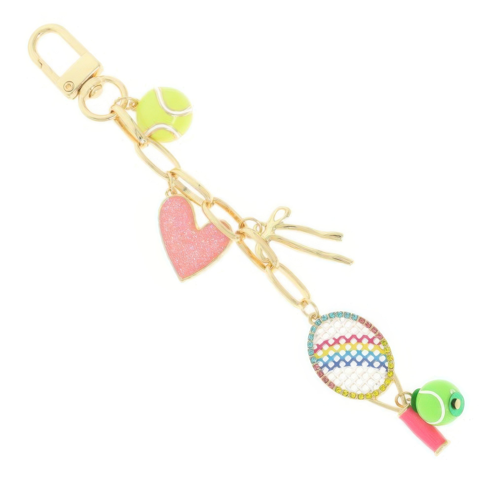 Gameday Tennis Charm Keychain Secondary image