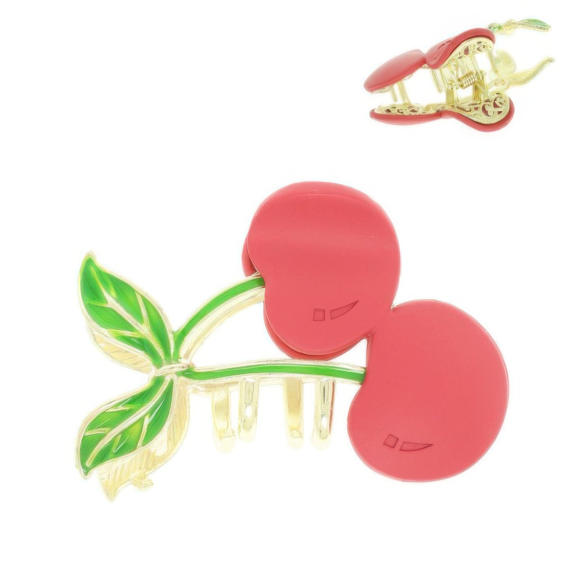 Cherry Shaped Metal Hair Claw Clip Secondary image