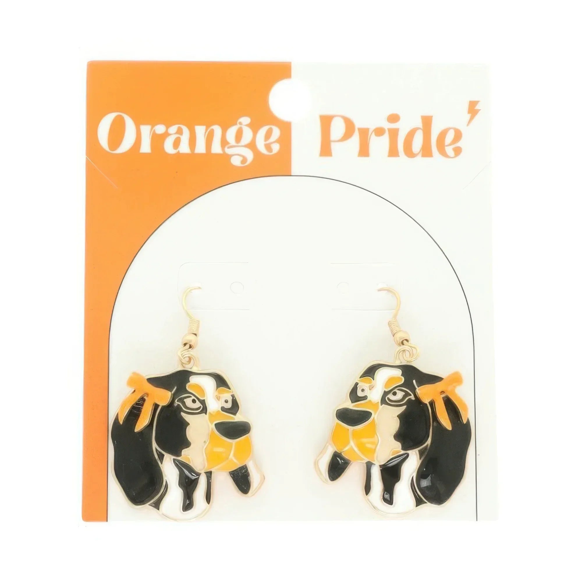 Gameday Hound Dog Mascot Earrings | Mixtshop LLC