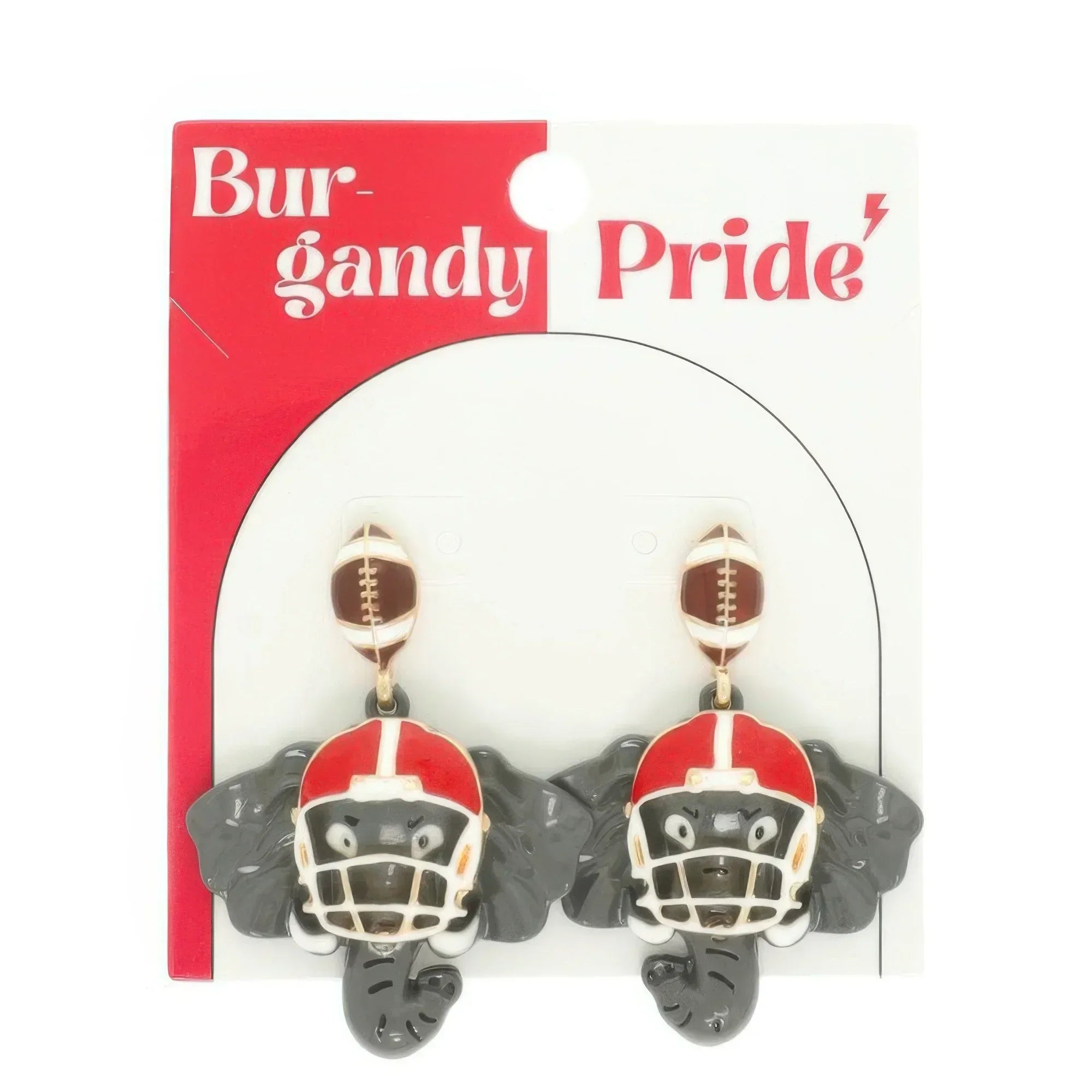 Gameday Elephant Mascot Earrings | Mixtshop LLC