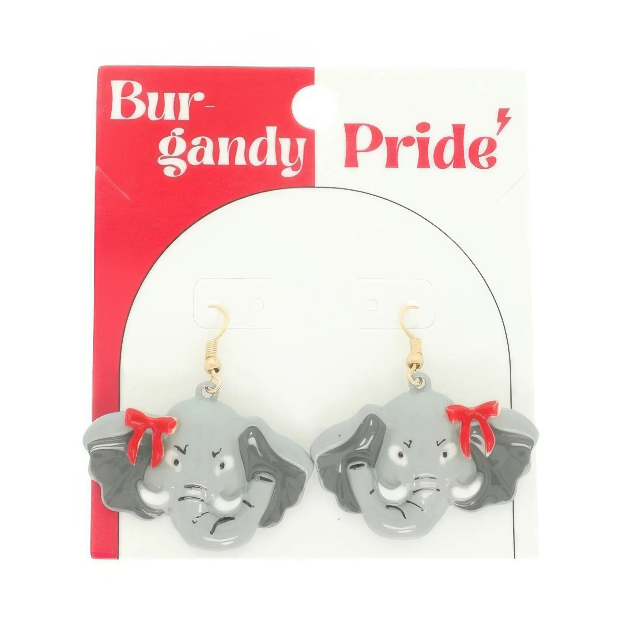 Gameday Elephant Mascot Drop Earrings | Mixtshop LLC