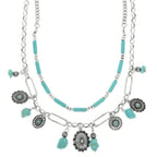 Western Theme Turquoise Necklace Set | Mixtshop LLC