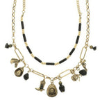 Western Theme Turquoise Charm Necklace Set | Mixtshop LLC