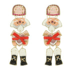 Christmas Nutcracker Seed Bead Earrings | Mixtshop LLC
