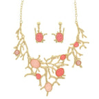 Acetate Resin Necklace Set With Earrings | Mixtshop LLC