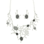 Acetate Resin Necklace Set With Earrings | Mixtshop LLC