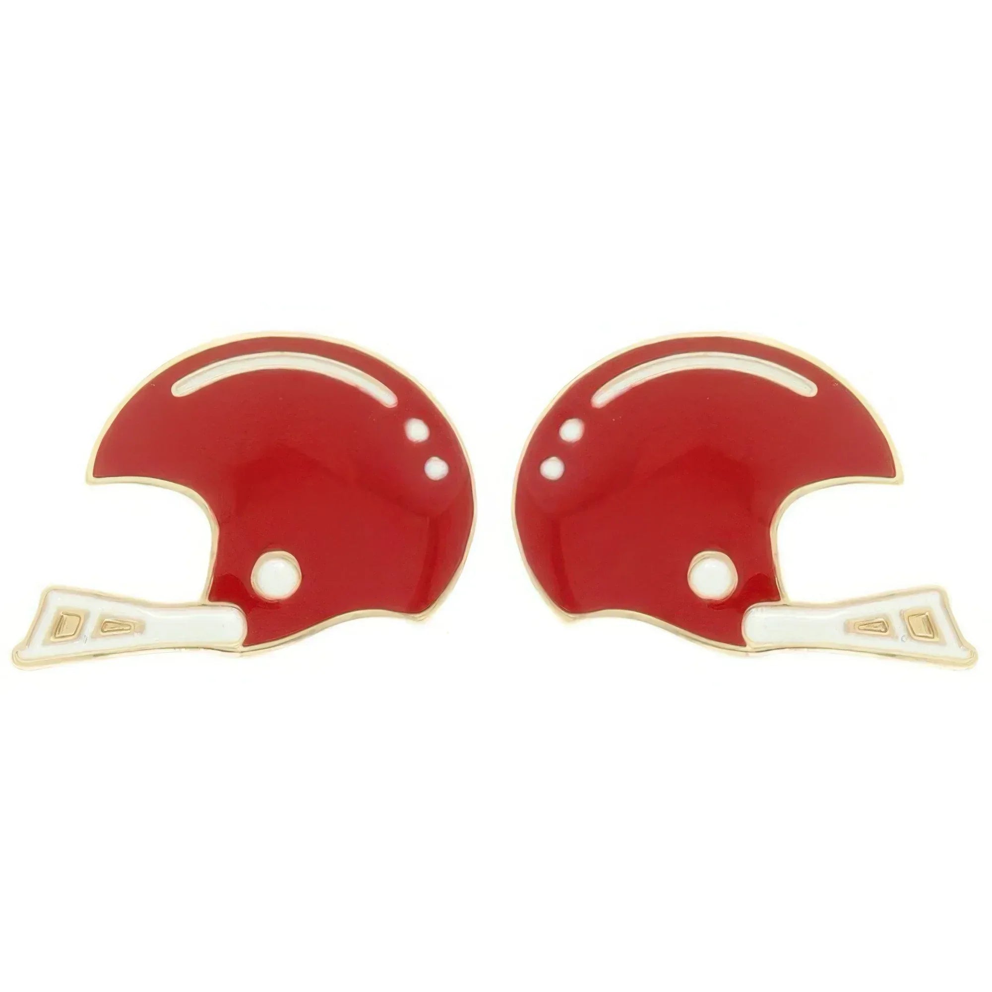 Gameday Football Helmet Stud Earrings | Mixtshop LLC Main image