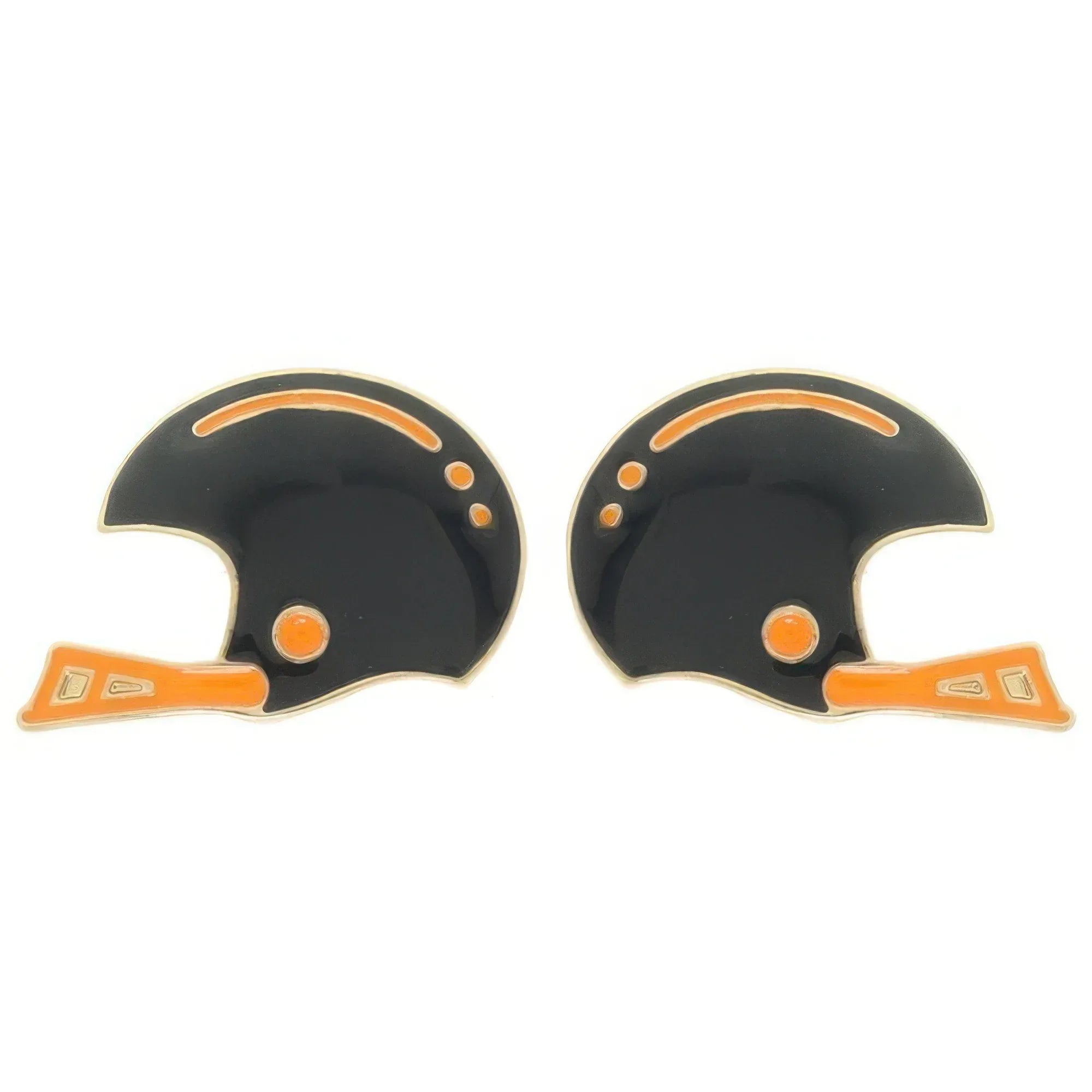Gameday Football Helmet Stud Earrings Secondary image