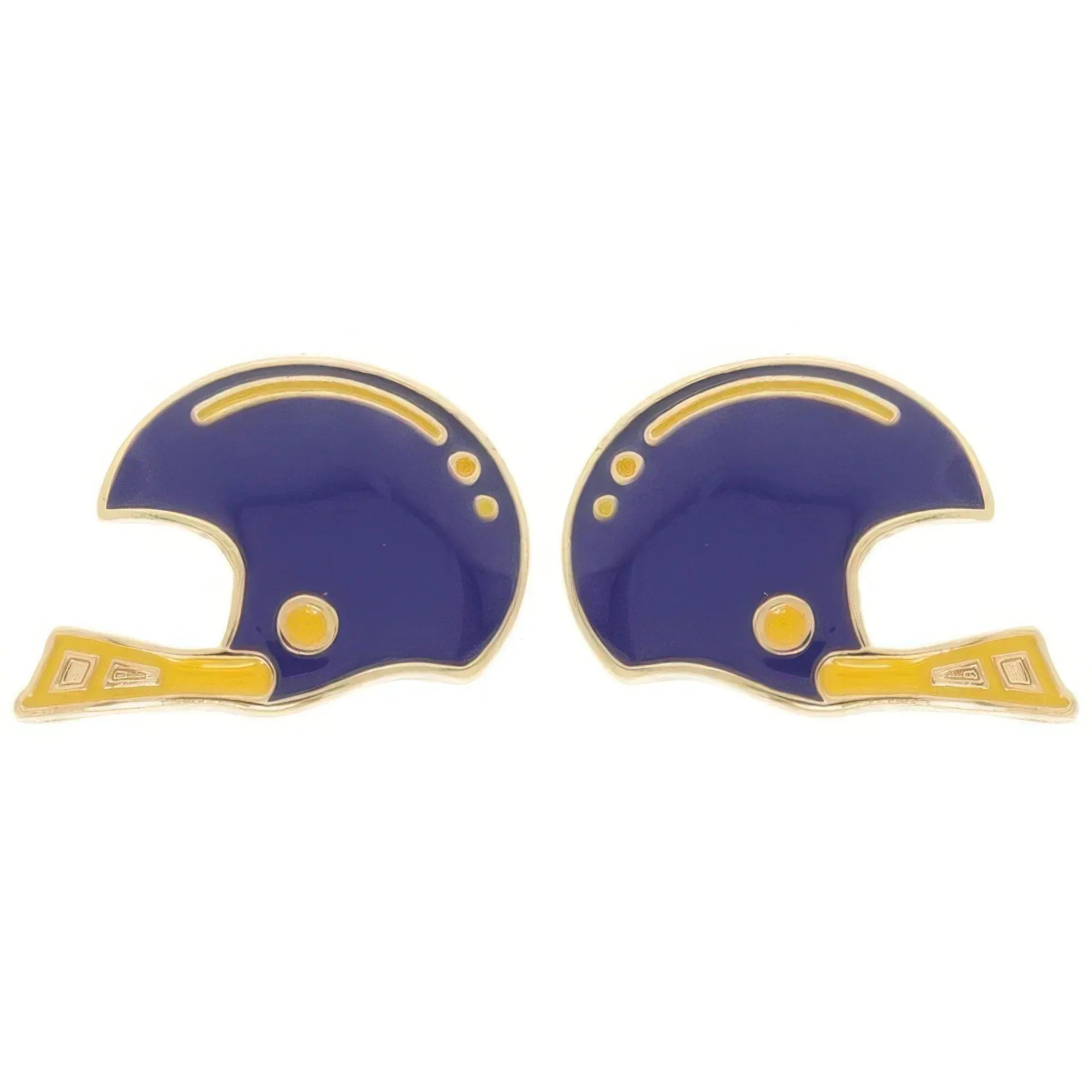 Gameday Football Helmet Stud Earrings | Mixtshop LLC