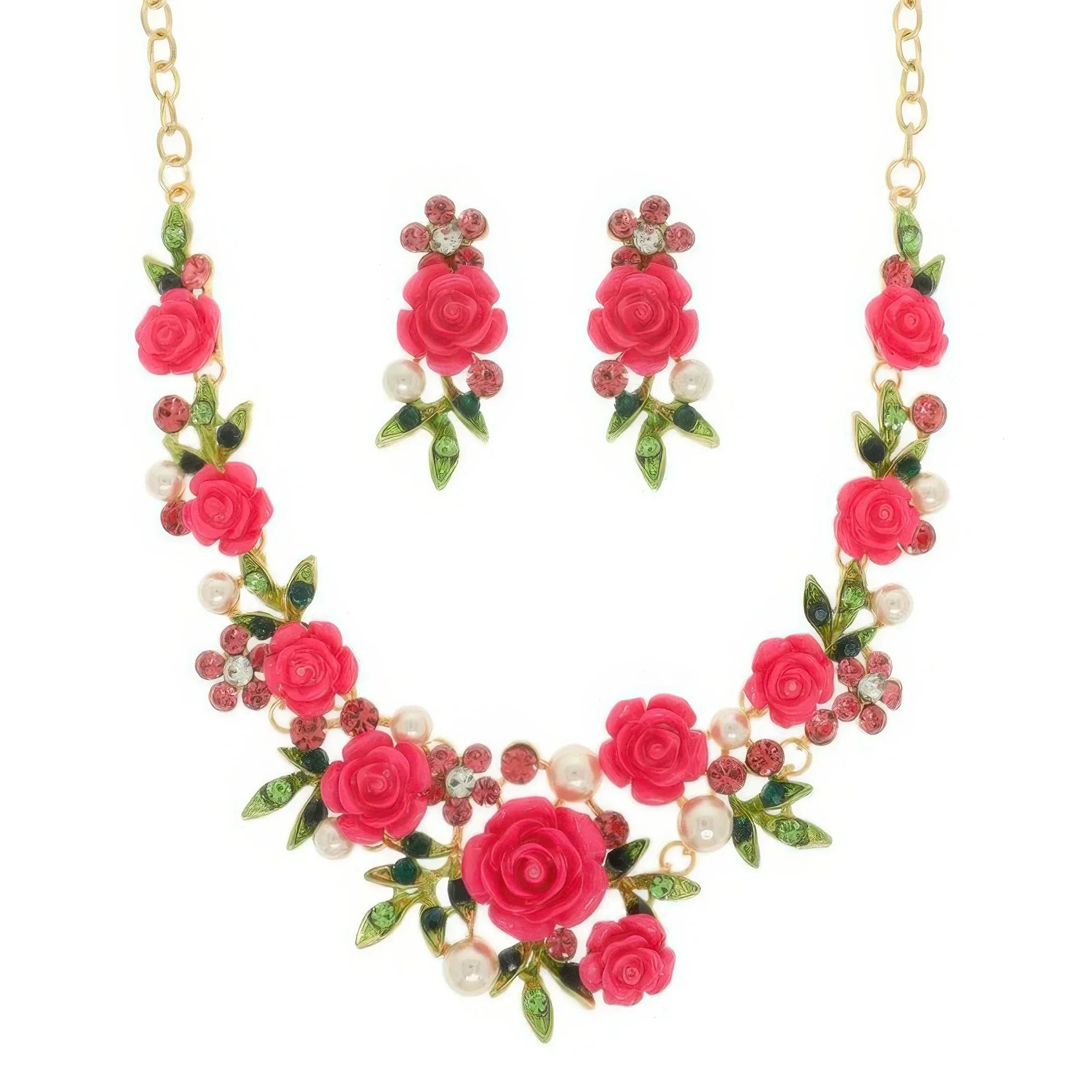 Festoon Theme Necklace Earring Set | Mixtshop LLC