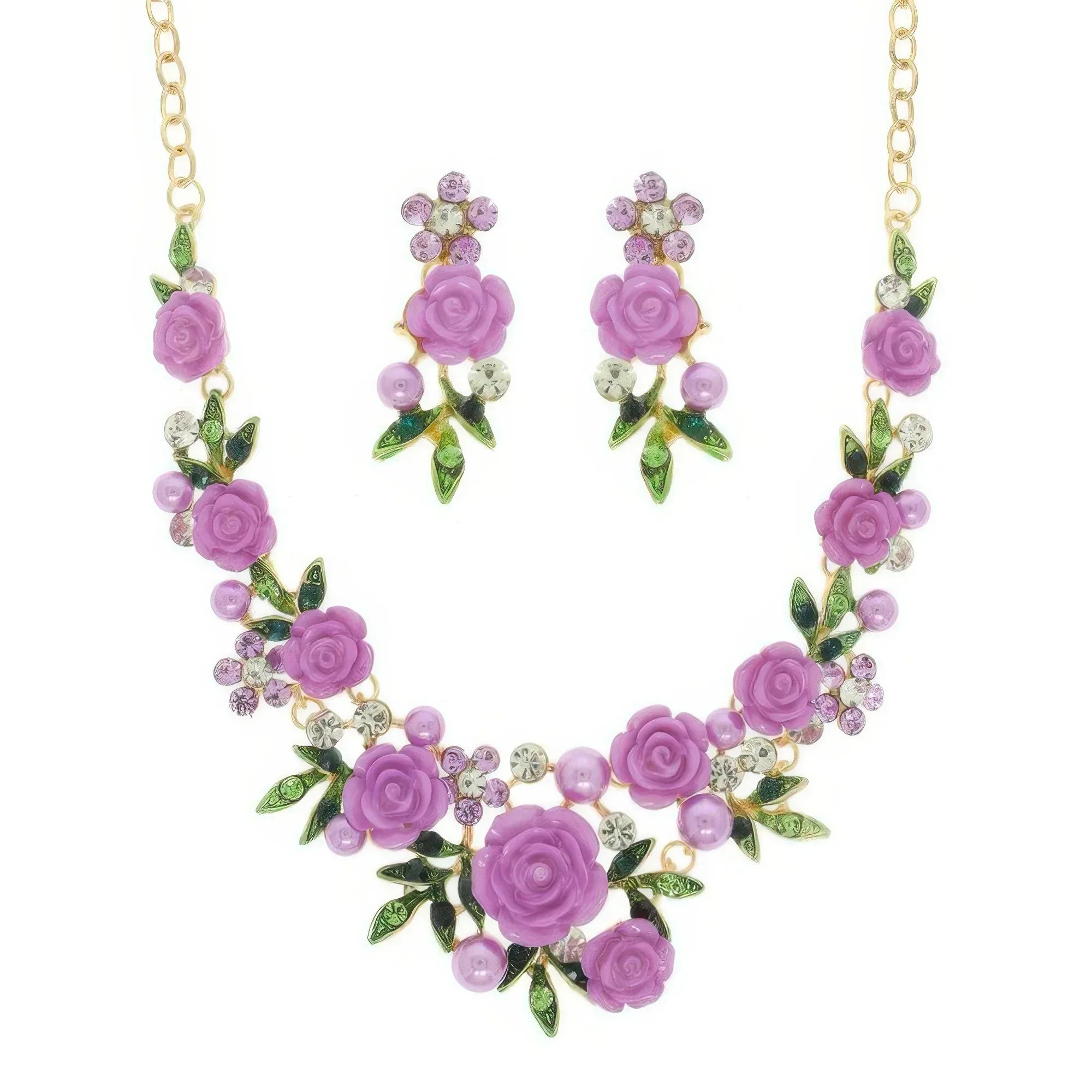 Festoon Theme Necklace Earring Set | Mixtshop LLC