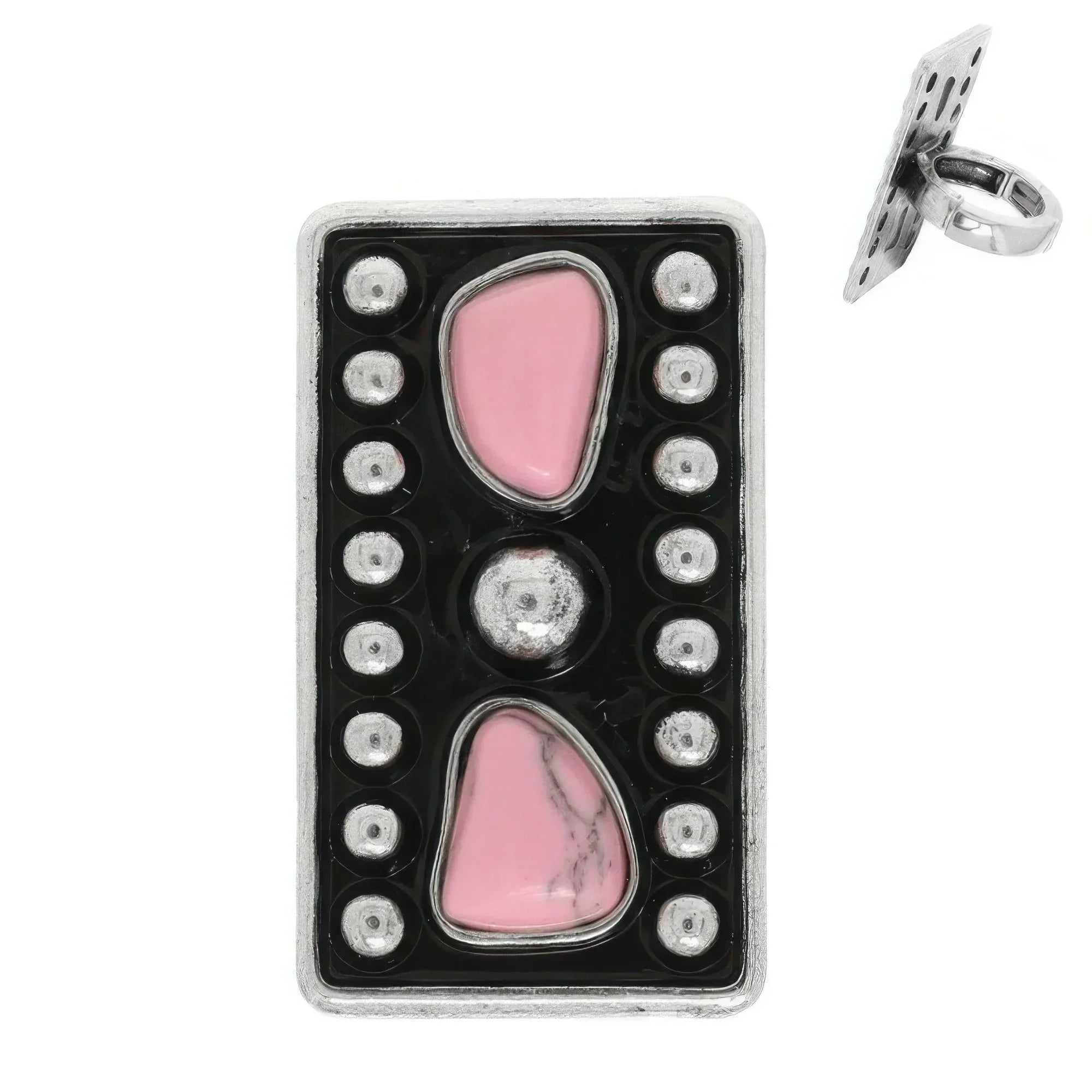 Western Jeweled Rectangle Stretch Ring | Mixtshop LLC