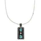 Western Turquoise Bubble Pendant Necklace | Mixtshop LLC