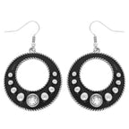 Western Oval Concho Earrings | Mixtshop LLC