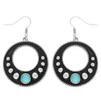 Western Oval Concho Earrings | Mixtshop LLC