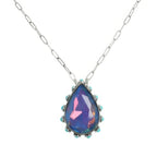 Western Teardrop Cut Gemstone Turquoise Necklace | Mixtshop LLC