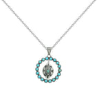 Western Rhinestone Open Circle Necklace | Mixtshop LLC