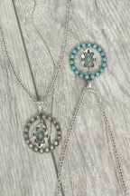 Western Rhinestone Open Circle Necklace | Mixtshop LLC