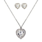 Valentine's Day Heart Gemstone Necklace Set | Mixtshop LLC