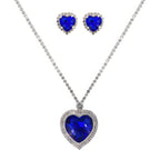 Valentine's Day Heart Gemstone Necklace Set | Mixtshop LLC