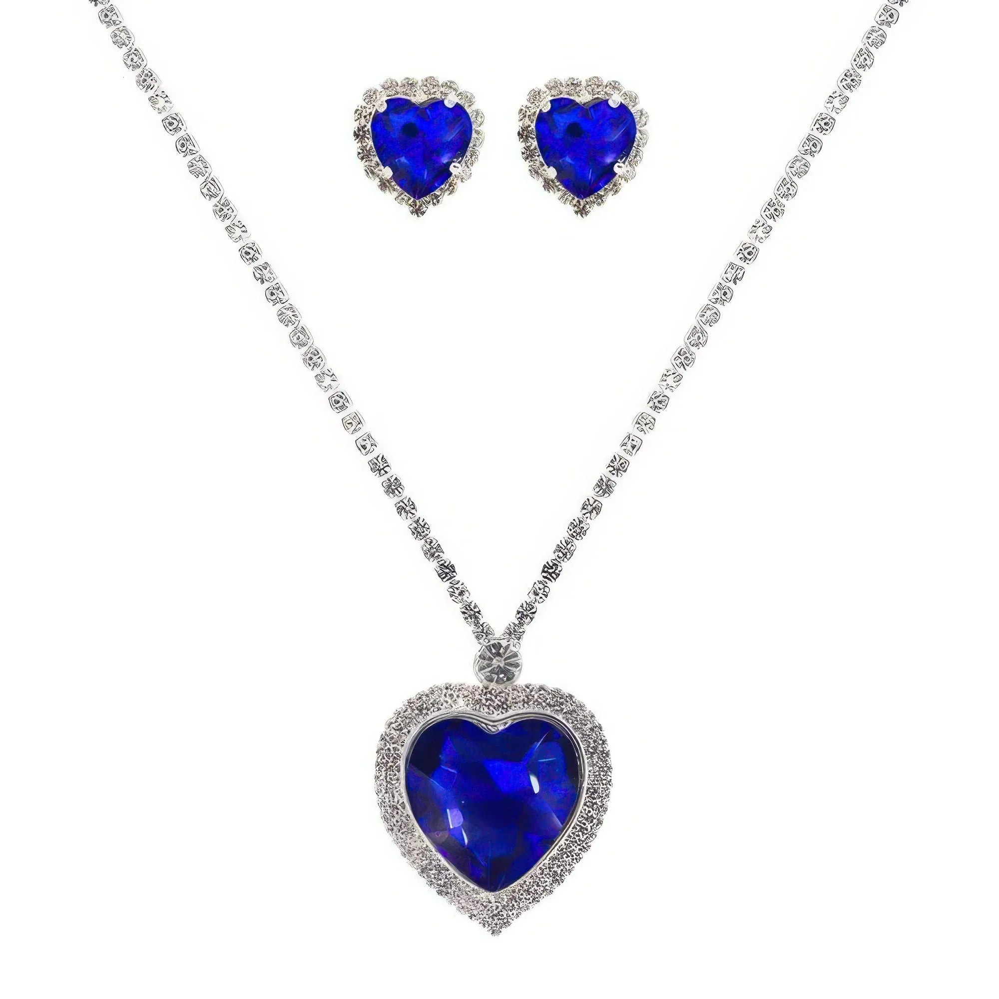 Valentine's Day Heart Gemstone Necklace Set | Mixtshop LLC