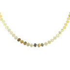 Iridescent Natural Gemstone Glass Beaded Necklace | Mixtshop LLC