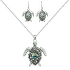 Sea Life Abalone Marine Turtle Necklace Set | Mixtshop LLC