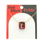 Game Day Enamel Letter Pendant Necklace | Mixtshop LLC