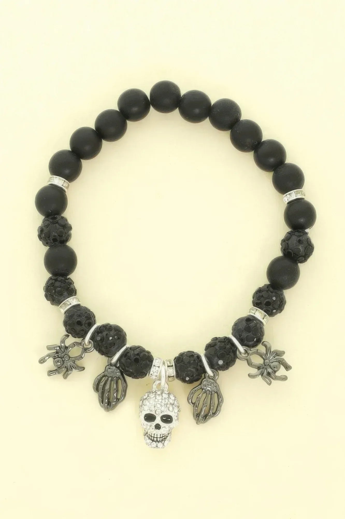 Halloween Theme Charm Stretch Bead Bracelet | Mixtshop LLC